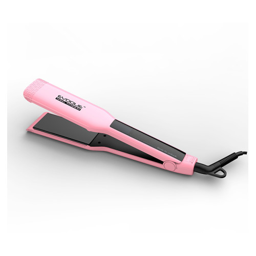 Утюжок EVOQUE Touch Screen широкие пластины РОЗОВЫЙ