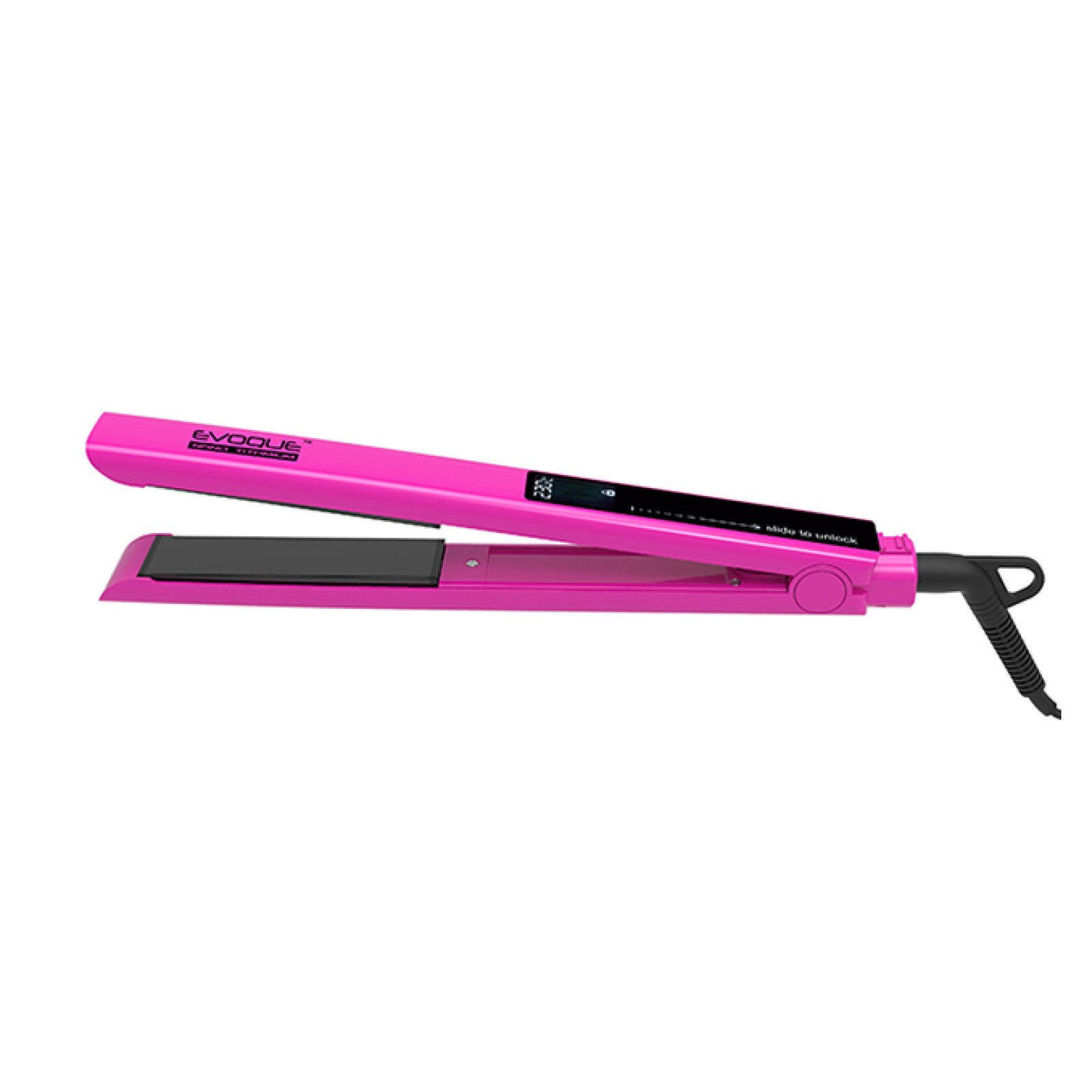 Утюжок EVOQUE TouchScreen титановые узкие пластины ПУРПУР
