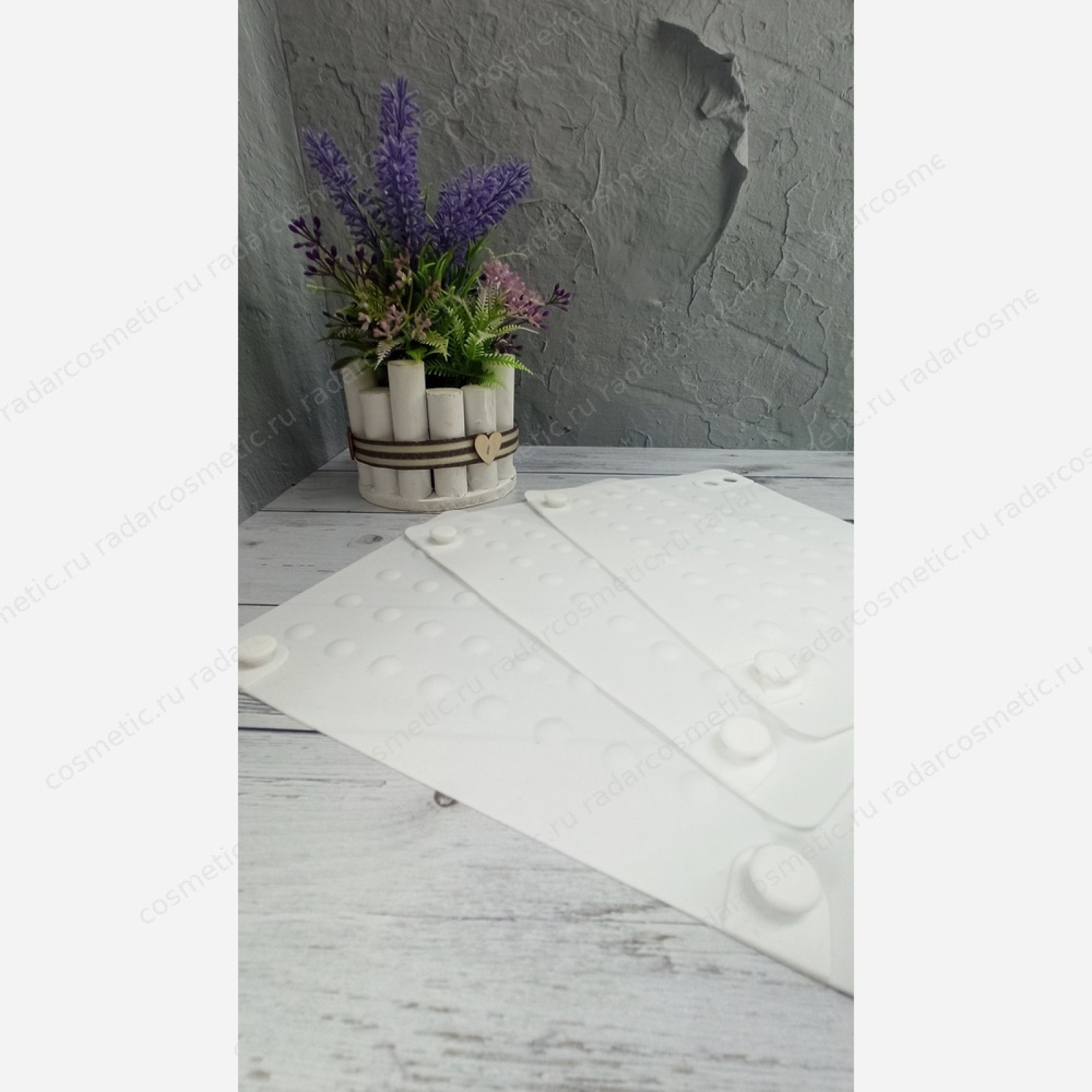 Набор Термоковрик-чехол для утюжка силиконовый термостойкий, Белый 3шт.