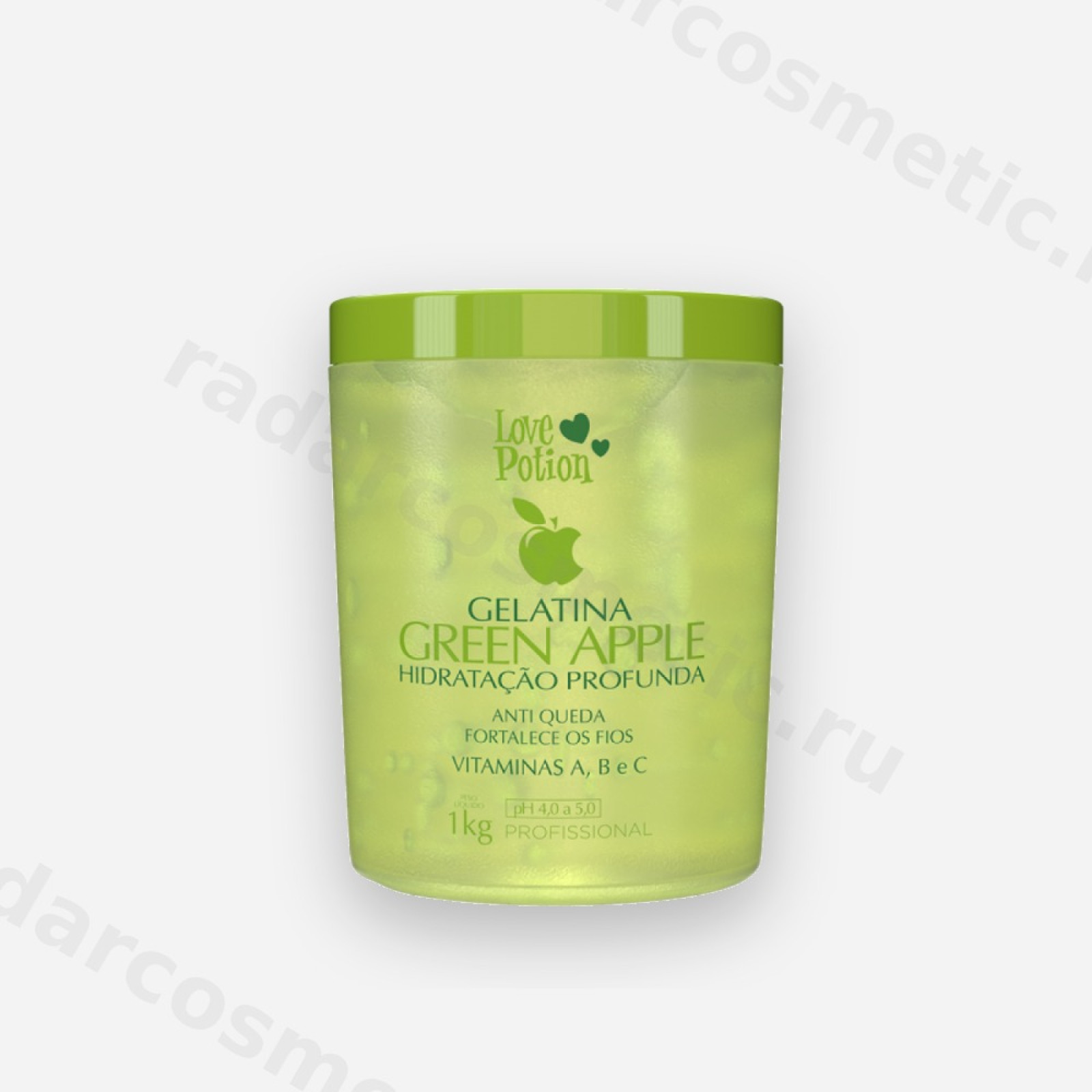 Коллагеновый восполнитель LOVE POTION Gelatina Green Apple 1000 ml