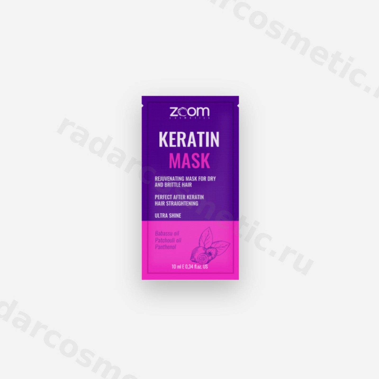САШЕ Маска-уход ZOOM Keratin Mask, 10 мл