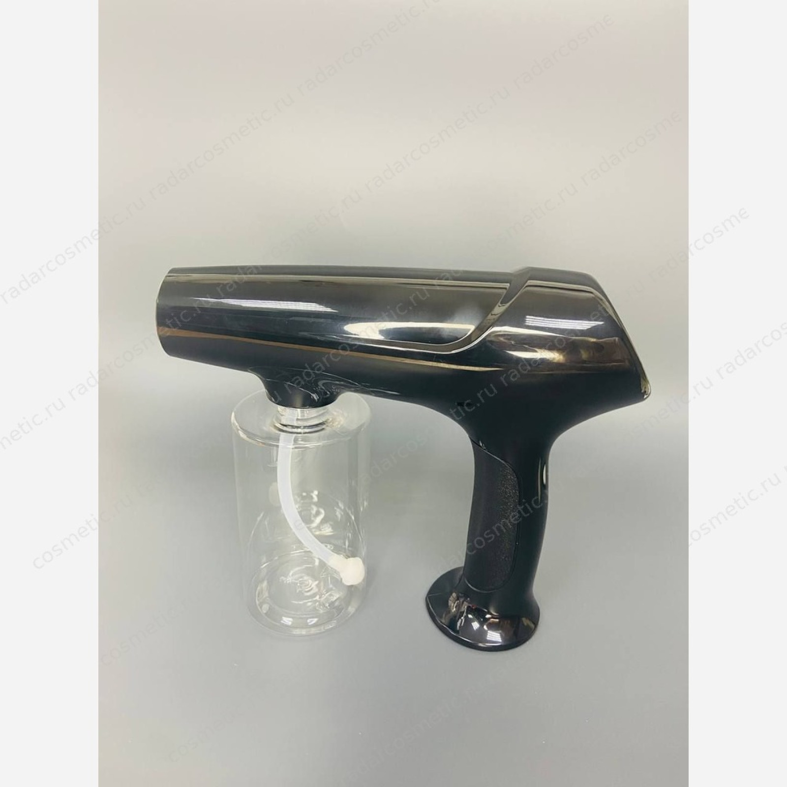 Нано-ионный спрей распылитель для волос беспроводной, Черный