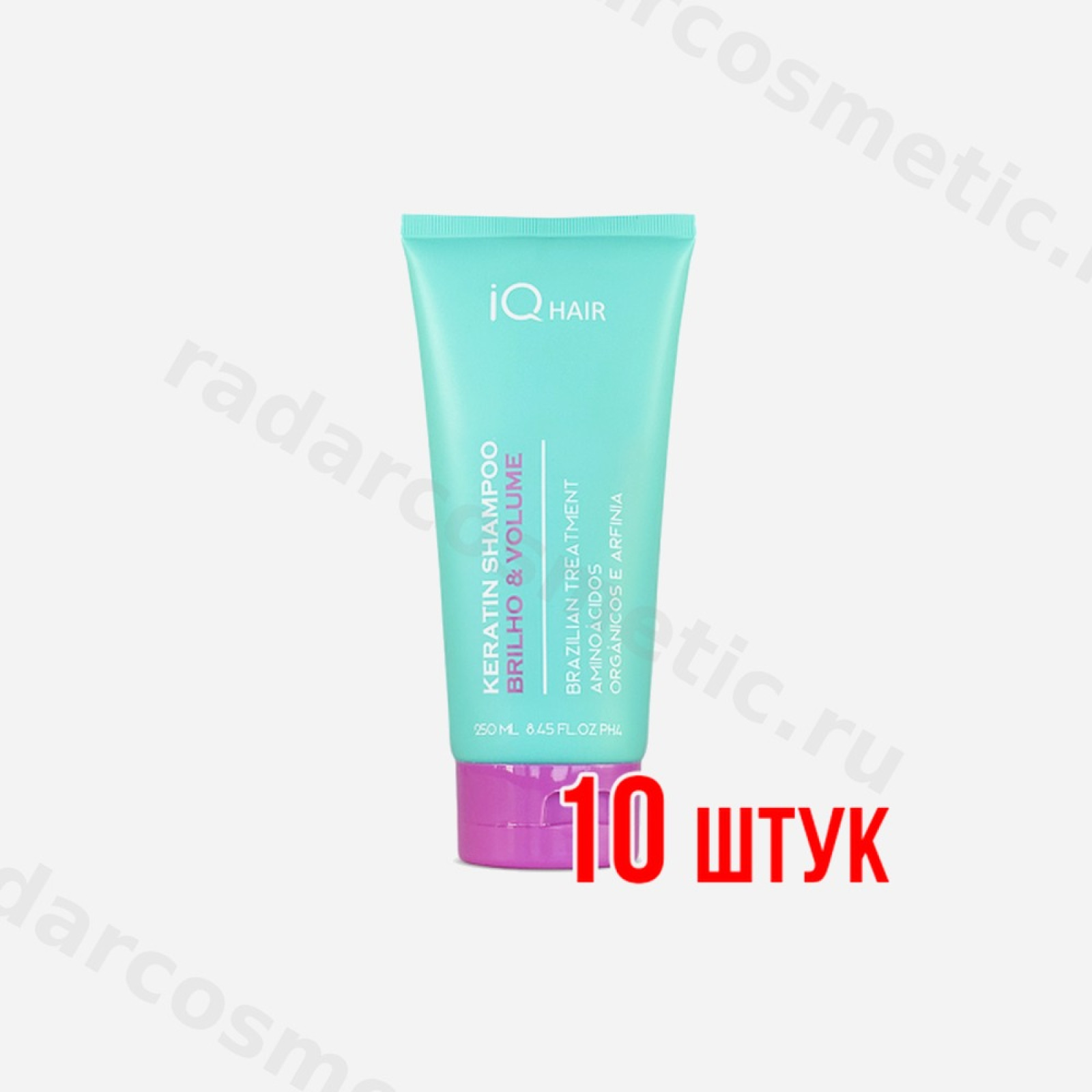 НАБОР IQ Hair Реконструкция и защита Шампунь 10 ШТ Reparaçãoe Proteção 250 мл