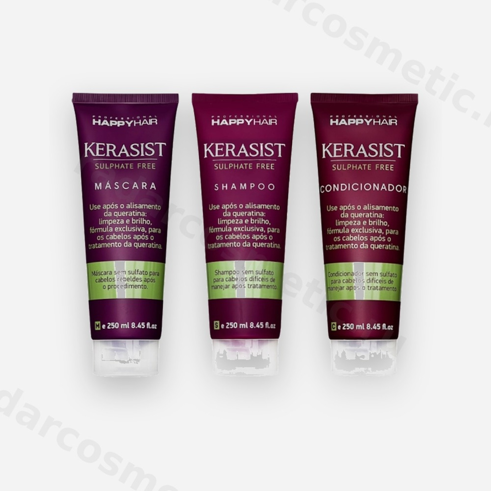 Набор Happy Hair KST шампунь+ кондиционер + маска без сульфатов 250/250/250 мл