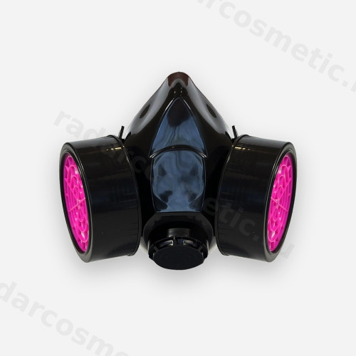 Маска-респиратор MZ FD-5 розовый фильтр (2 круглых фильтра)