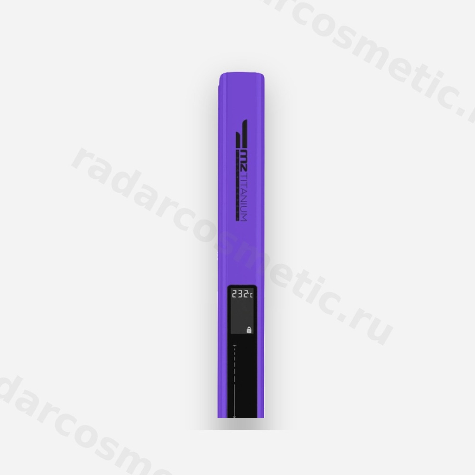 Утюжок узкие пластины MZ Titanium Фиолетовый, , титан, глянец, 230С