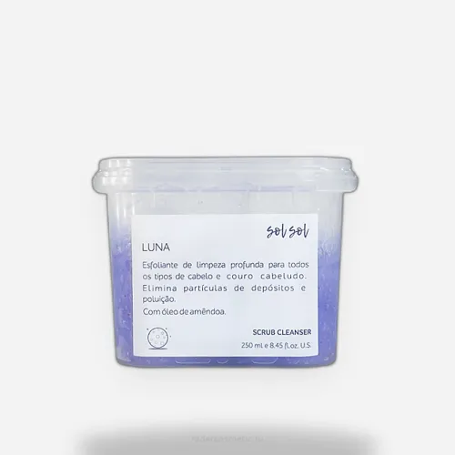 Sol Sol Luna очищающий скраб с маслом миндаля 250 мл