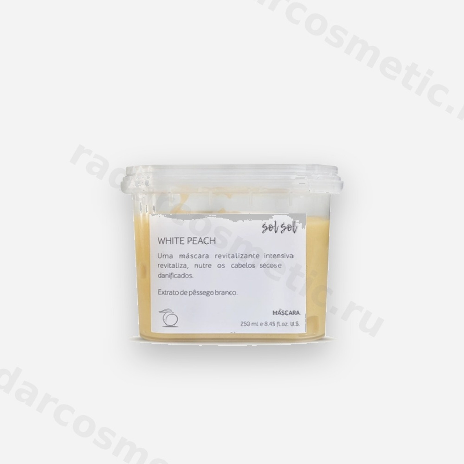 Sol Sol White Peach маска с экстрактом белого персика 250 мл