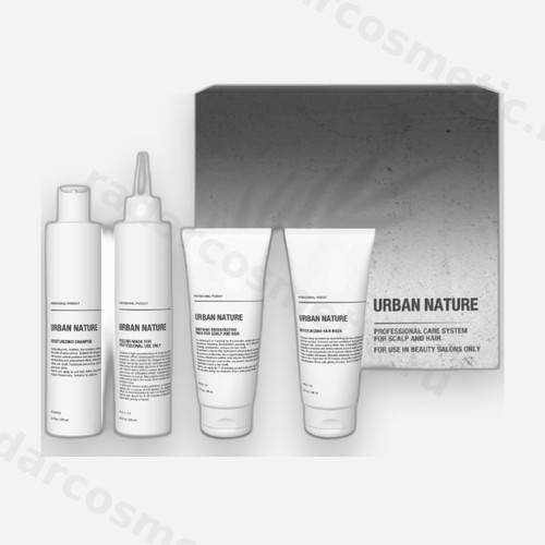 Urban Nature Маска успокаивающая восстанавливающая для кожи головы и волос 200 мл