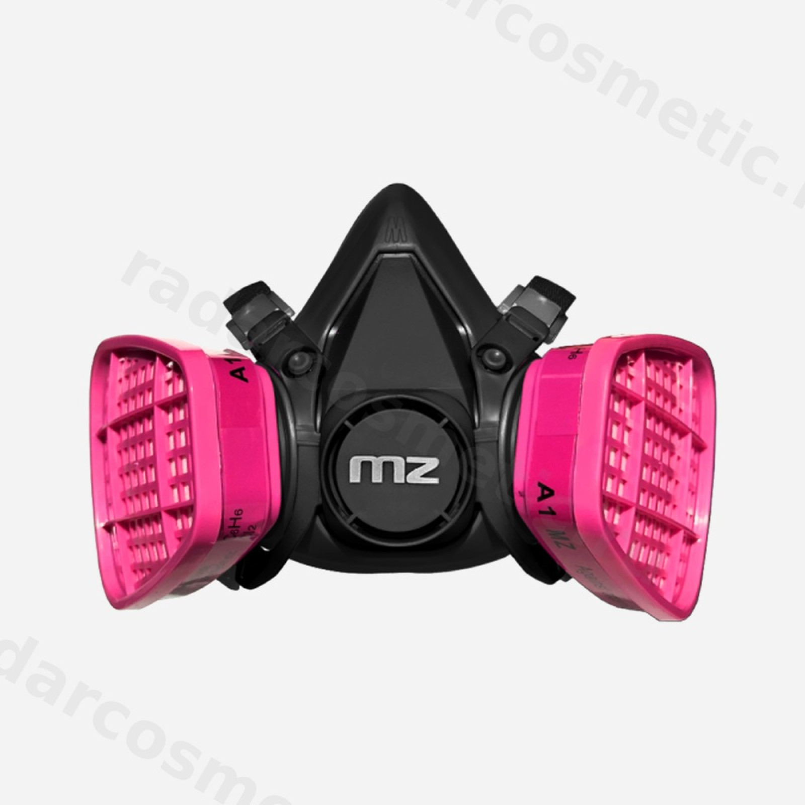 Маска-респиратор MZ FD-9 (розовый фильтр) Black Edition